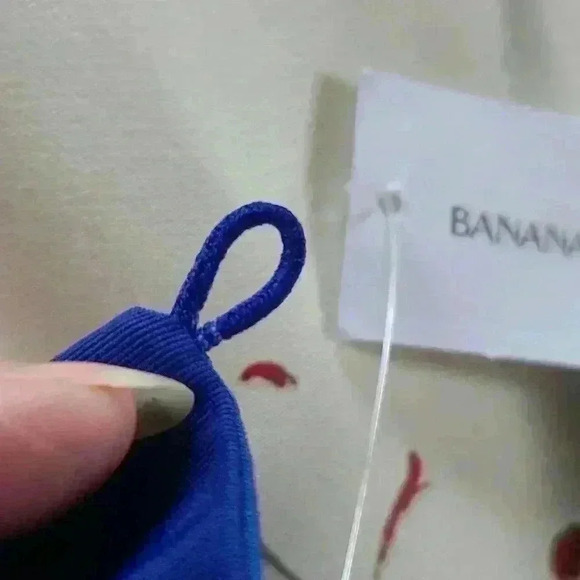 Banana Republic Cut out dress  Open-Back Mini Dress Blue size US 2 - Picture 16 of 17